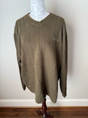 Columbia Men's V-Neck Sweater - Olive